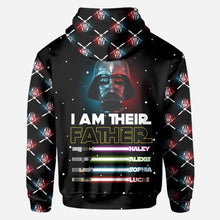 Load image into Gallery viewer, Personalized I Am Their Father Hoodie Custom Name Gift for Dad
