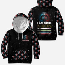 Load image into Gallery viewer, Personalized I Am Their Father Hoodie Custom Name Gift for Dad
