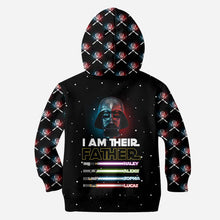 Load image into Gallery viewer, Personalized I Am Their Father Hoodie Custom Name Gift for Dad
