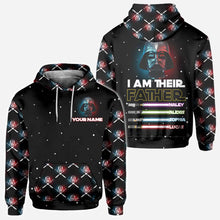 Load image into Gallery viewer, Personalized I Am Their Father Hoodie Custom Name Gift for Dad
