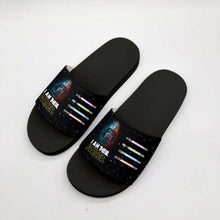 Load image into Gallery viewer, Personalized I Am Their Father Slide Sandals Gift for Dad
