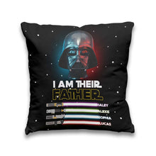 Load image into Gallery viewer, Personalized I Am Their Father Throw Pillow Gift for Dad
