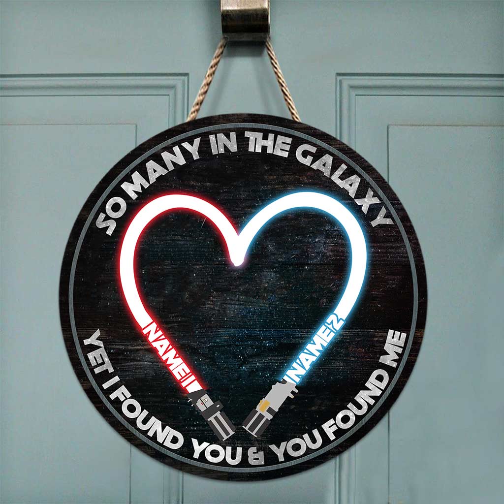 Personalized Round Wood Sign Custom Couple Gift for Wedding Anniversary