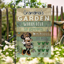 Load image into Gallery viewer, Personalized Grandma Garden Flag Custom Text Mother's Day Gift
