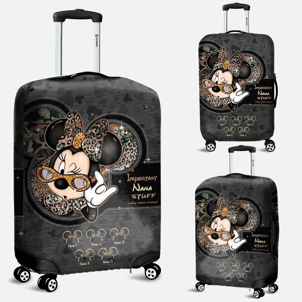 Personalized Luggage Cover for Nana with Custom Name | Mother's Day Gift