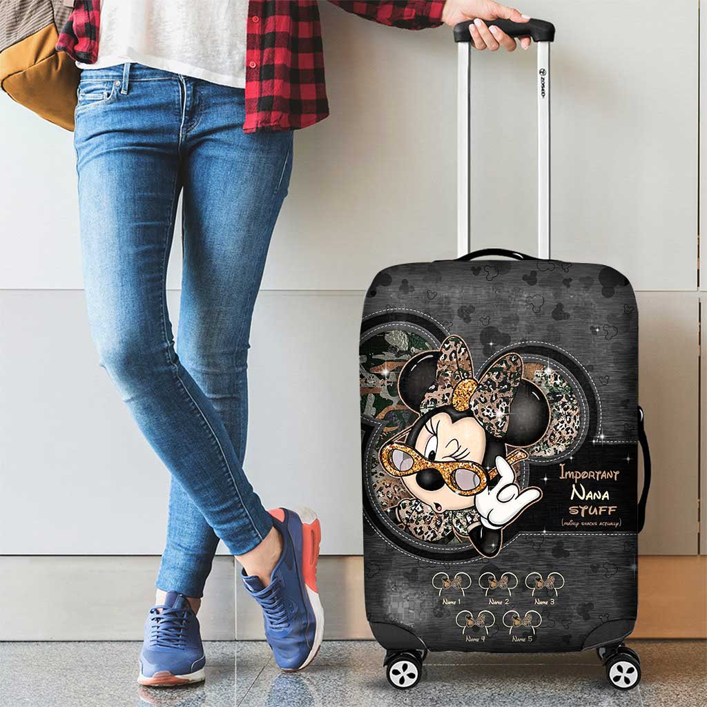 Personalized Luggage Cover for Nana with Custom Name | Mother's Day Gift