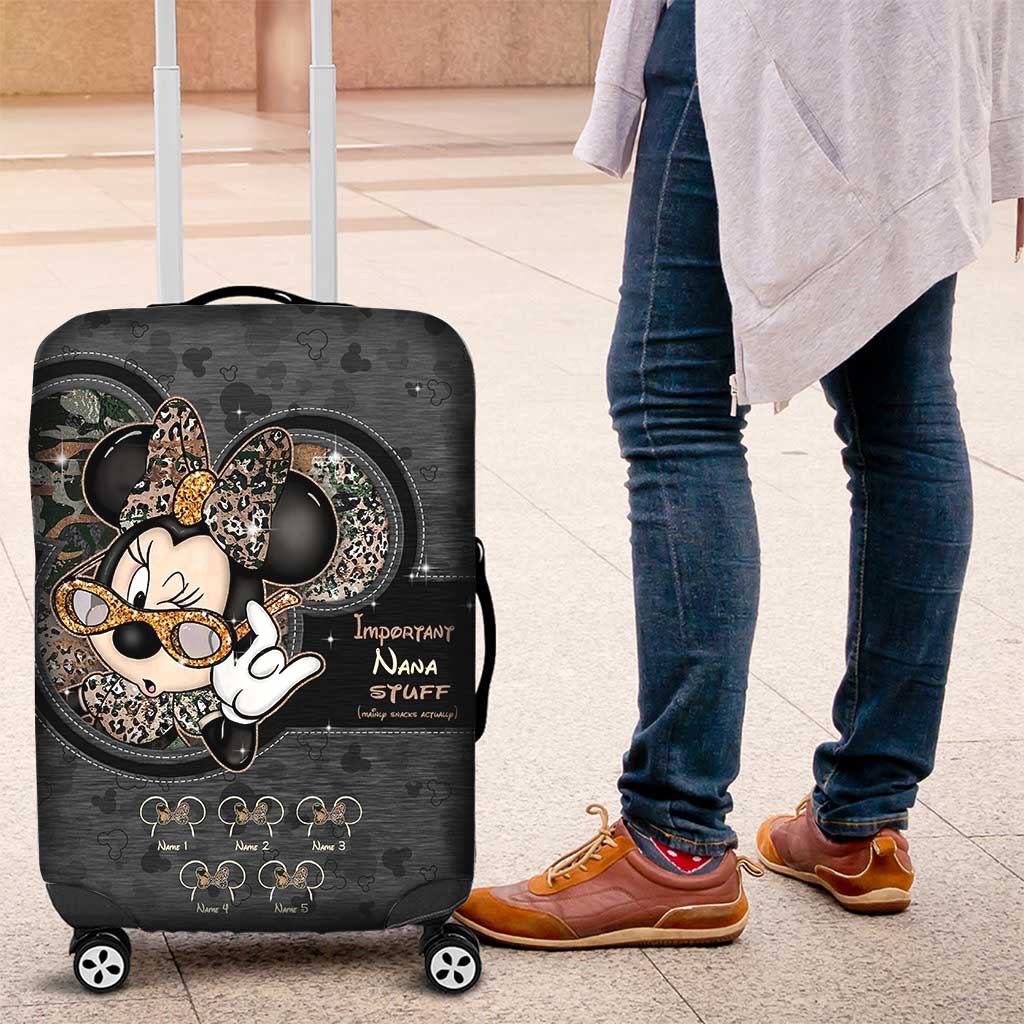 Personalized Luggage Cover for Nana with Custom Name | Mother's Day Gift