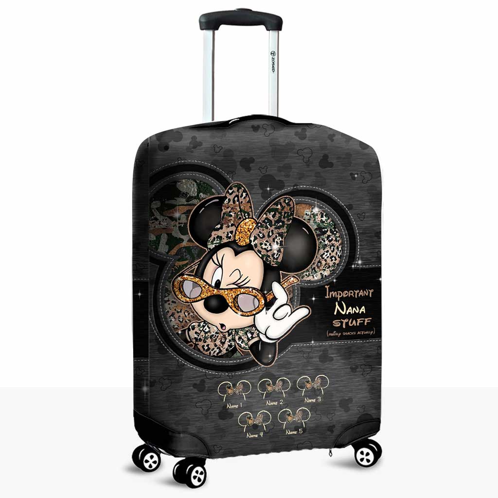 Personalized Luggage Cover for Nana with Custom Name | Mother's Day Gift