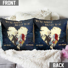 Load image into Gallery viewer, Personalized Nightmare Before Christmas Throw Pillow Gift for Couples
