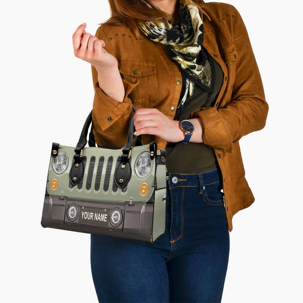 Personalized Leather Handbag Custom Name Gift for Her