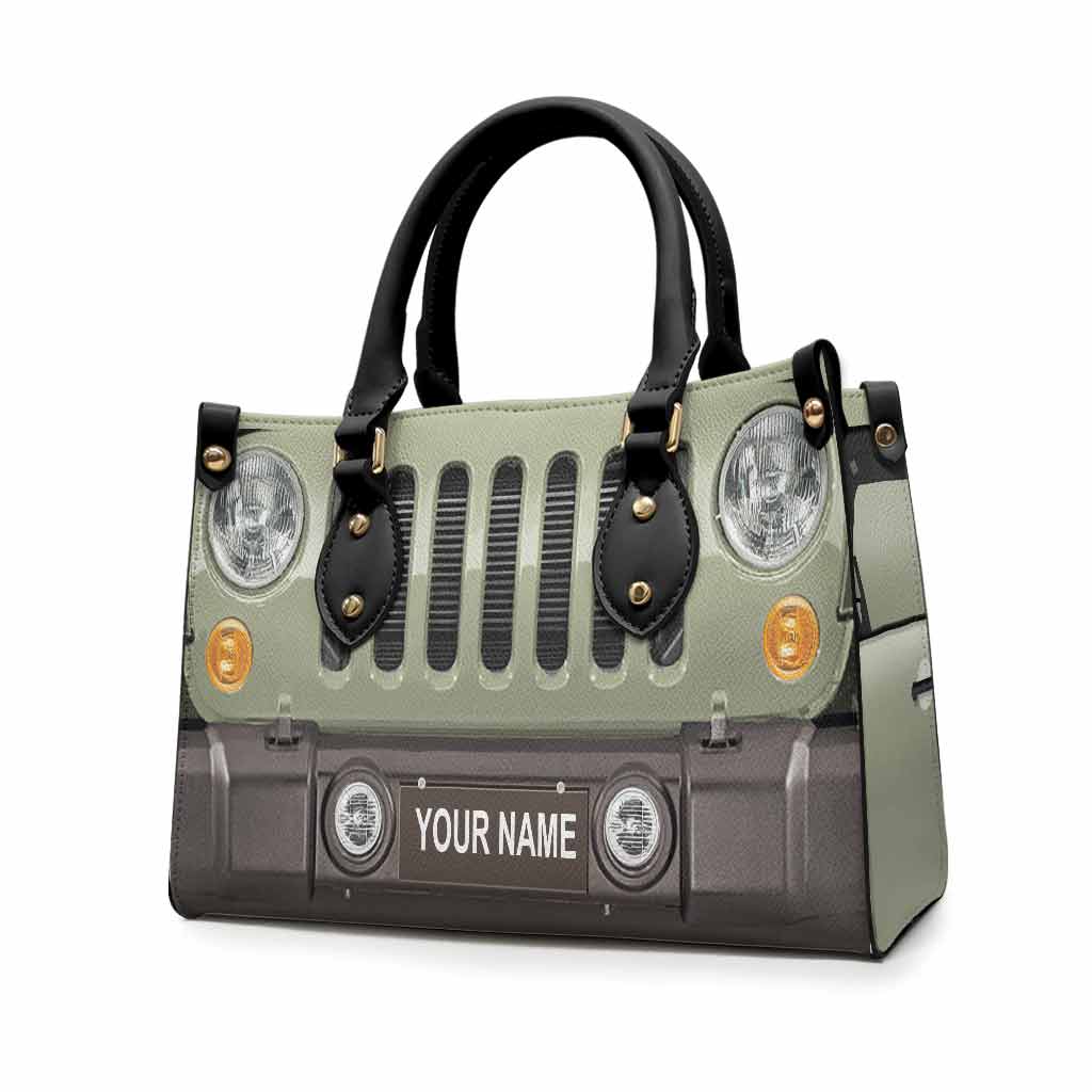 Personalized Leather Handbag Custom Name Gift for Her