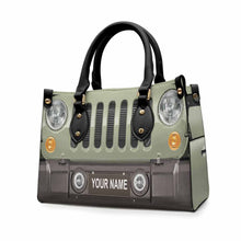 Load image into Gallery viewer, Personalized Leather Handbag Custom Name Gift for Her
