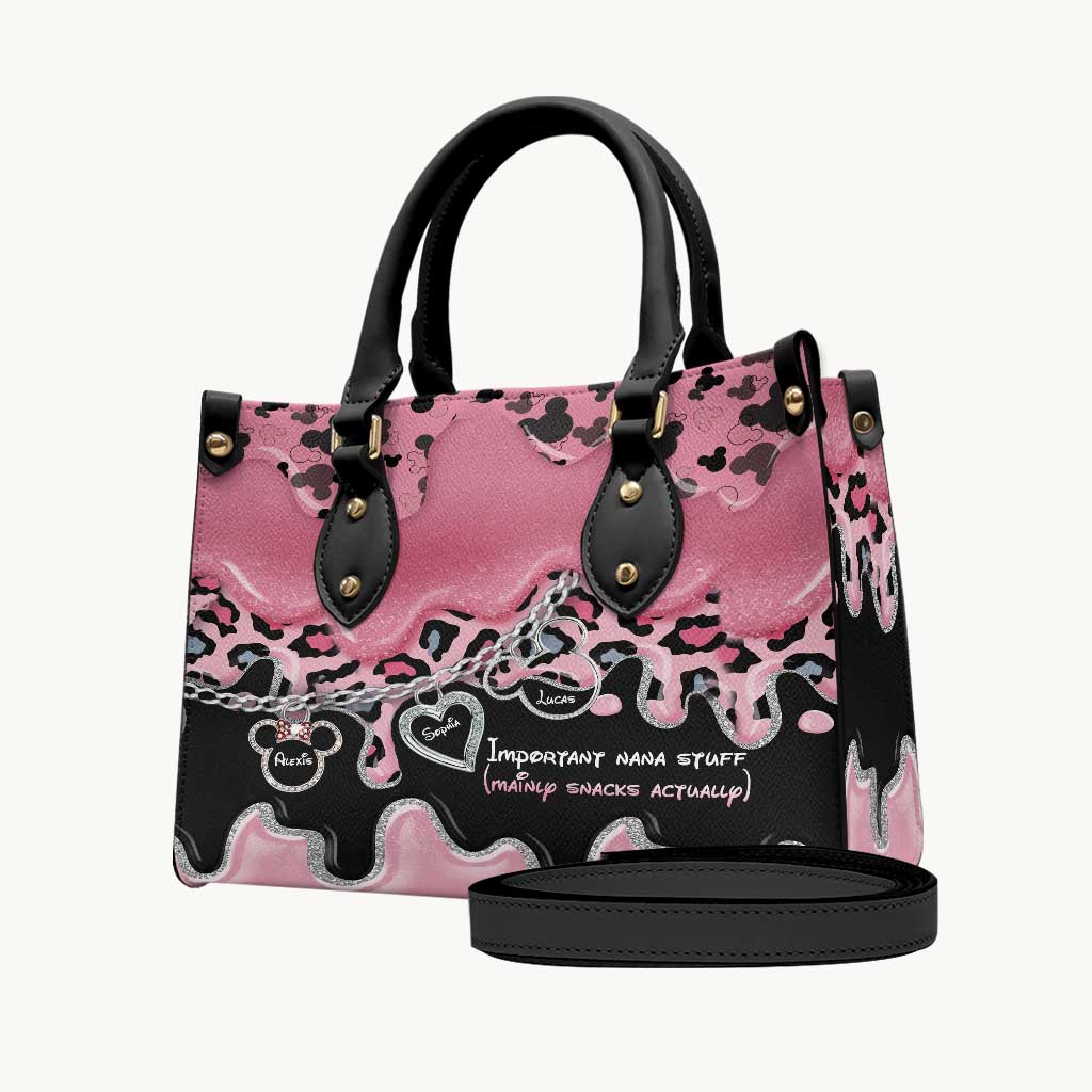 Personalized Leather Handbag for Nana | Custom Gift for Christmas