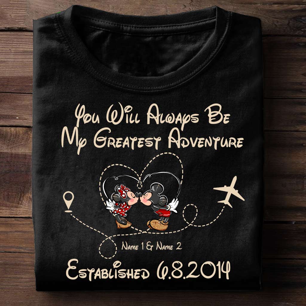 Personalized Couple Mouse T-shirt & Hoodie Gift for Valentine’s Day