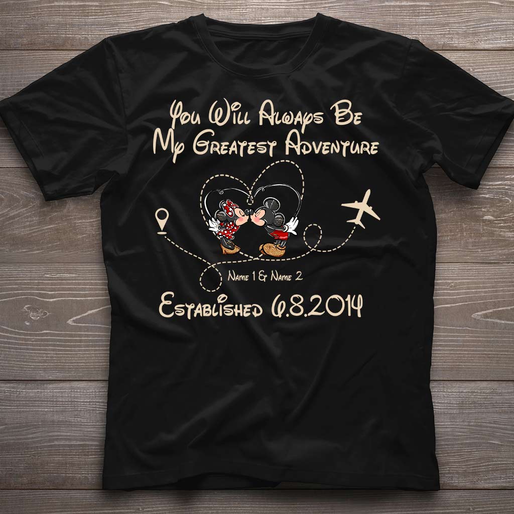 Personalized Couple Mouse T-shirt & Hoodie Gift for Valentine’s Day