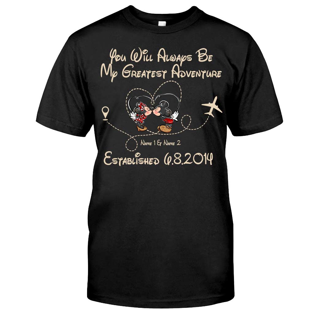 Personalized Couple Mouse T-shirt & Hoodie Gift for Valentine’s Day