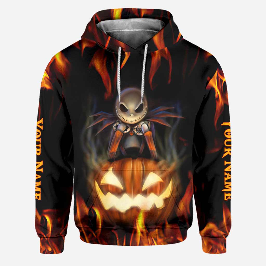 Personalized Nightmare Hoodie and Leggings Custom Name Gift for Halloween