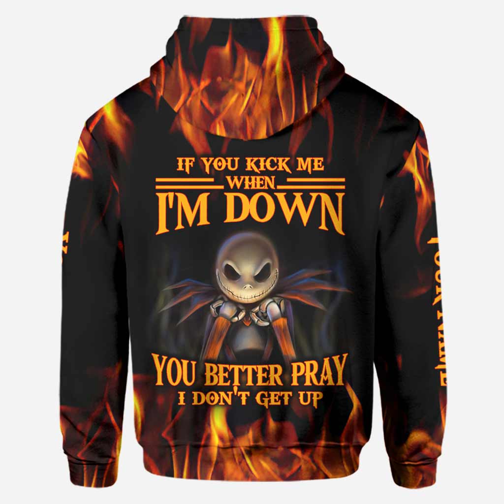 Personalized Nightmare Hoodie and Leggings Custom Name Gift for Halloween