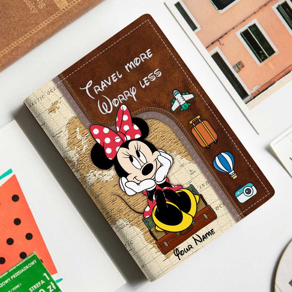 Personalized Minnie Mouse Passport Holder Custom Name Gift