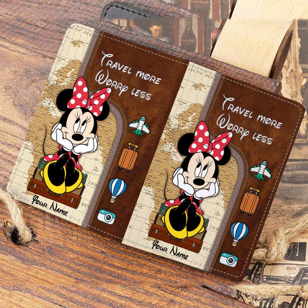 Personalized Minnie Mouse Passport Holder Custom Name Gift