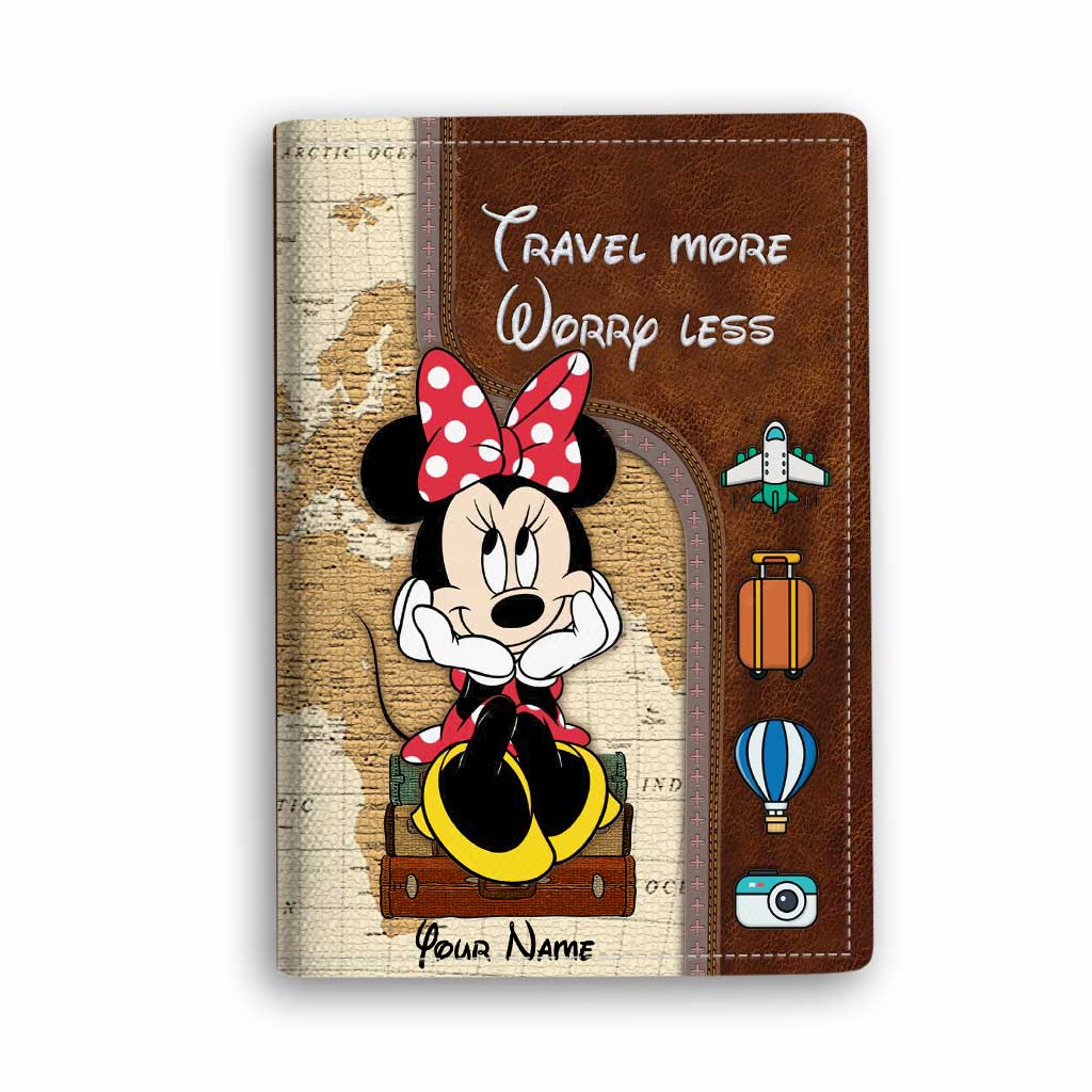 Personalized Minnie Mouse Passport Holder Custom Name Gift