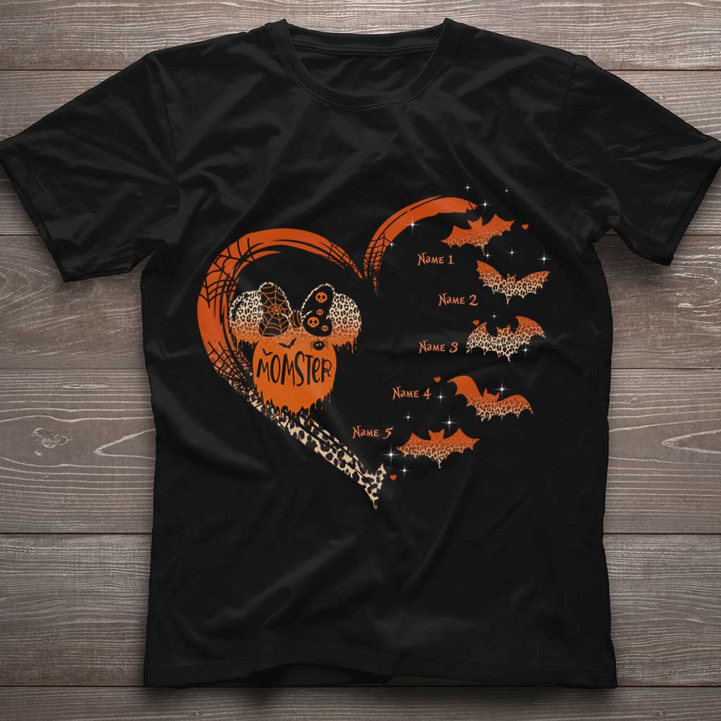 Personalized Halloween Momster T-Shirt & Hoodie Gift for Mom