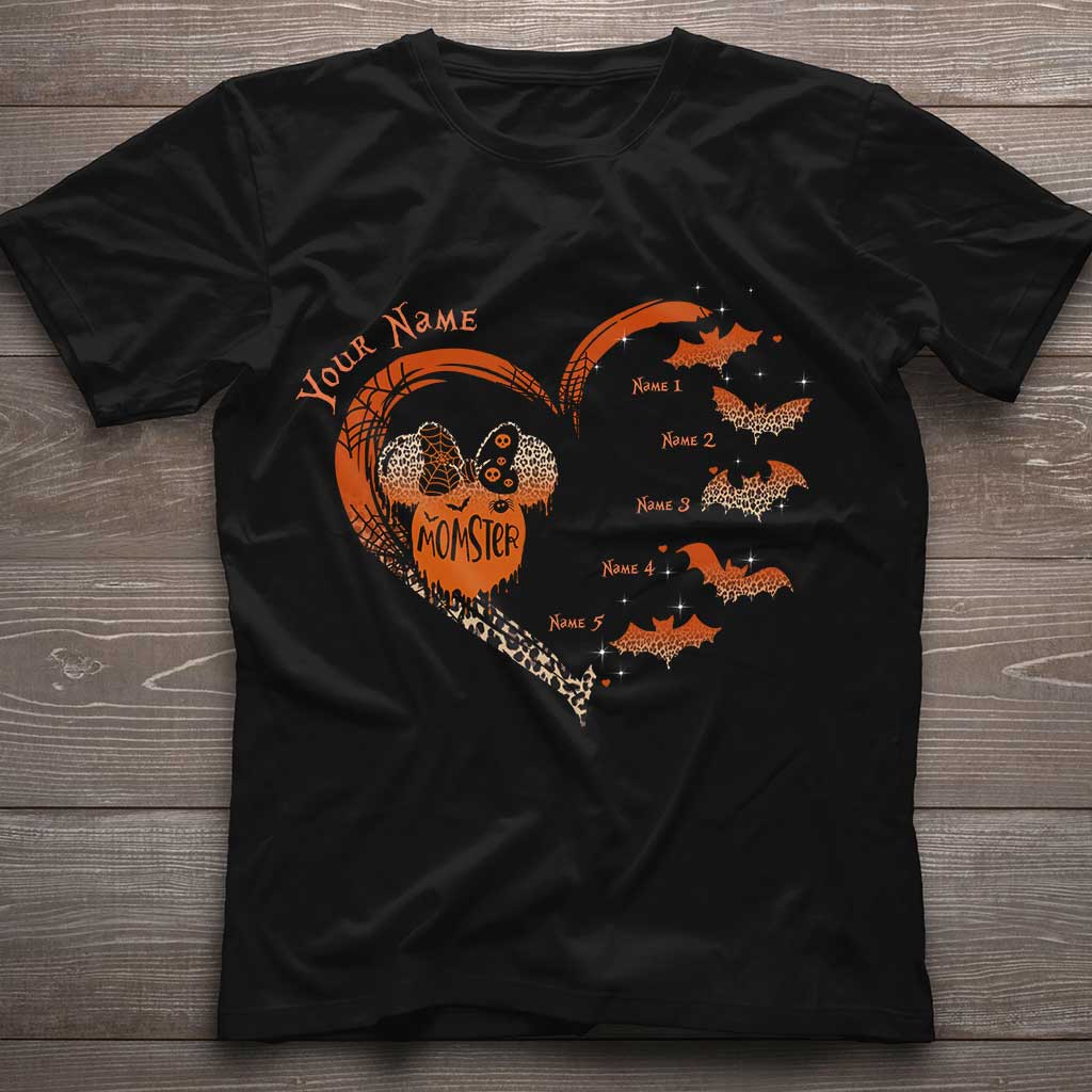 Personalized Halloween Momster T-Shirt & Hoodie Gift for Mom