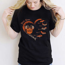 Load image into Gallery viewer, Personalized Halloween Momster T-Shirt &amp; Hoodie Gift for Mom
