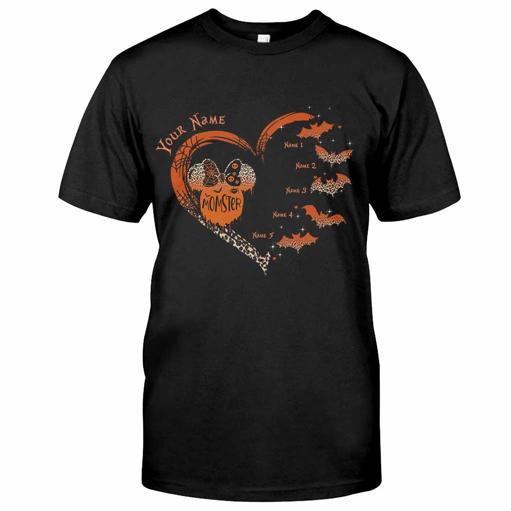 Personalized Halloween Momster T-Shirt & Hoodie Gift for Mom