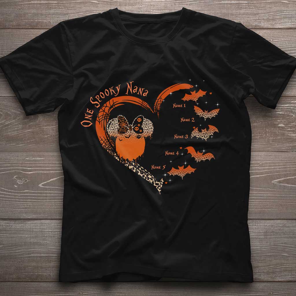 Personalized Halloween T-Shirt & Hoodie for Grandma | Spooky Nana Gift