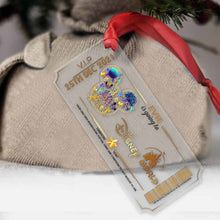 Load image into Gallery viewer, Personalized Christmas Mouse Ornament Custom Name Gift
