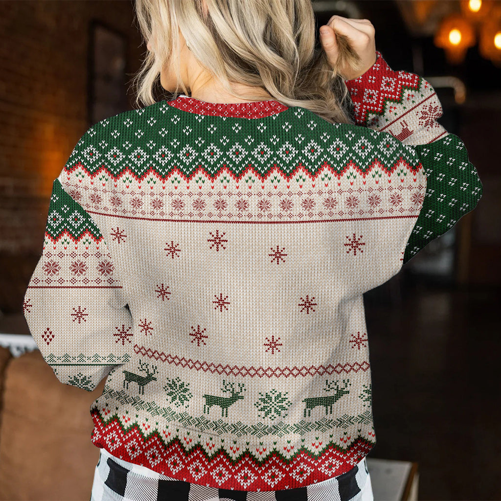 Personalized RV Christmas Sweater Custom Name Gift