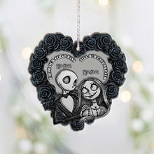 Load image into Gallery viewer, Personalized Gothic Love Ornament Custom Name Holiday Gift
