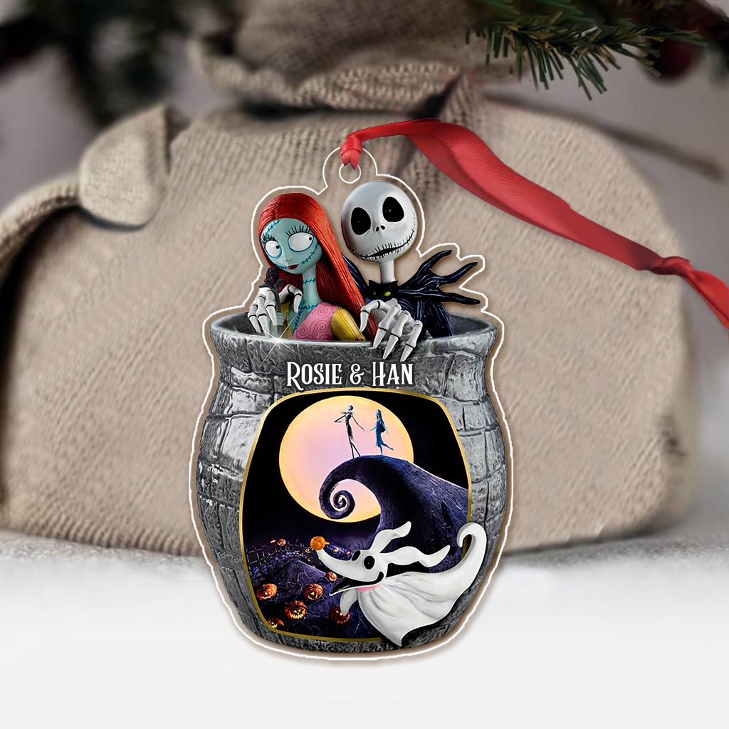 Personalized Nightmare Before Christmas Ornament Custom Name Gift