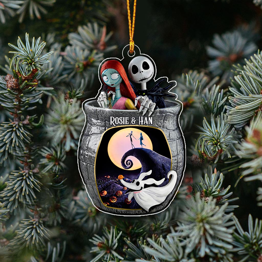 Personalized Nightmare Before Christmas Ornament Custom Name Gift