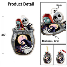 Load image into Gallery viewer, Personalized Nightmare Before Christmas Ornament Custom Name Gift
