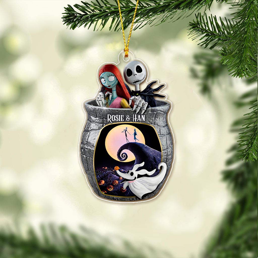 Personalized Nightmare Before Christmas Ornament Custom Name Gift