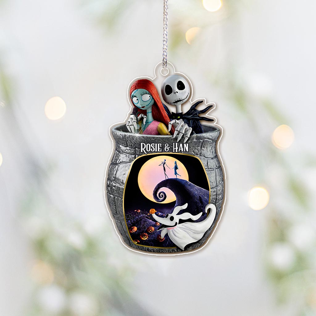 Personalized Nightmare Before Christmas Ornament Custom Name Gift