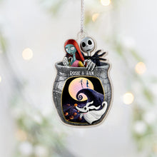 Load image into Gallery viewer, Personalized Nightmare Before Christmas Ornament Custom Name Gift
