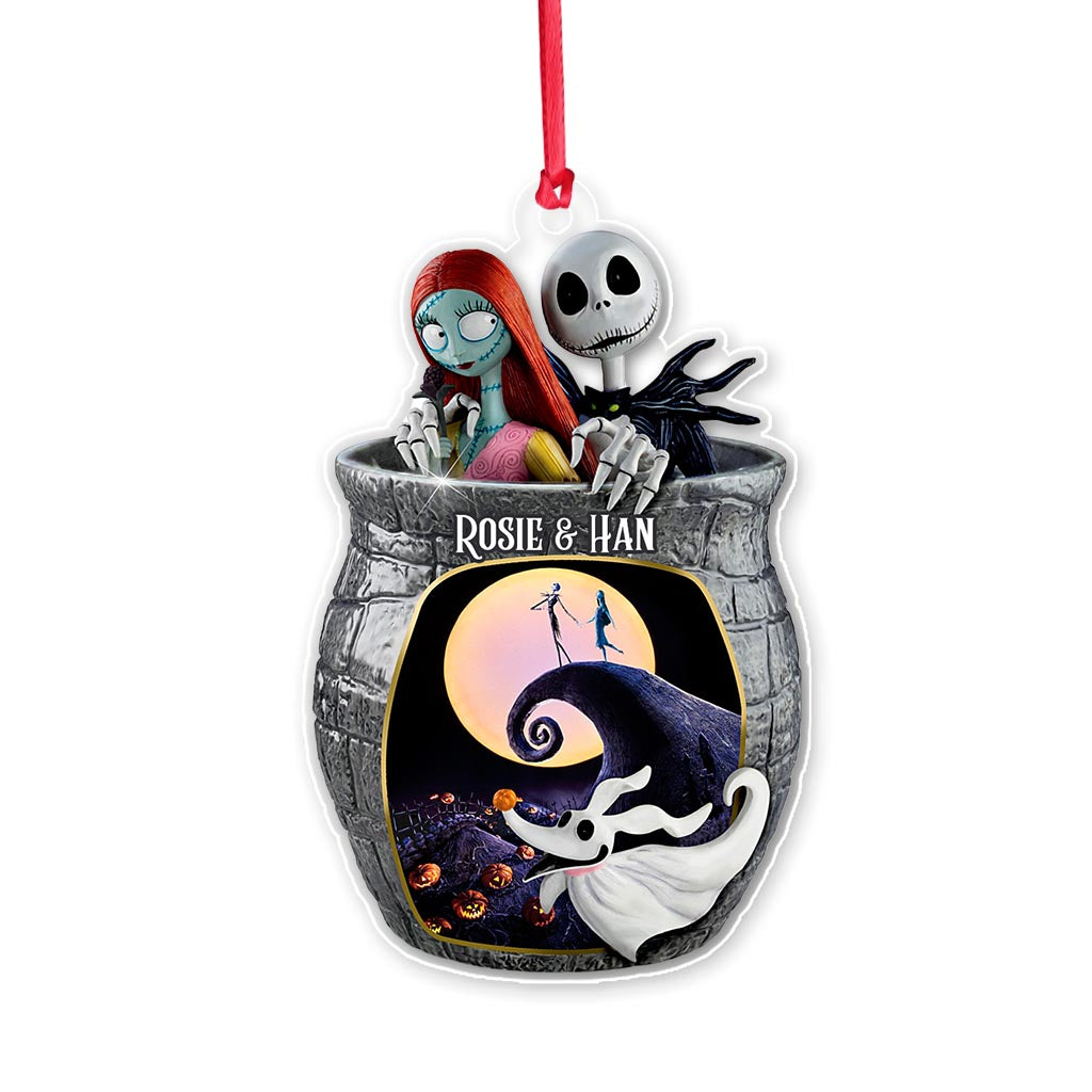 Personalized Nightmare Before Christmas Ornament Custom Name Gift