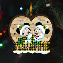 Load image into Gallery viewer, Personalized Heart-Shaped Christmas Ornament for Couples
