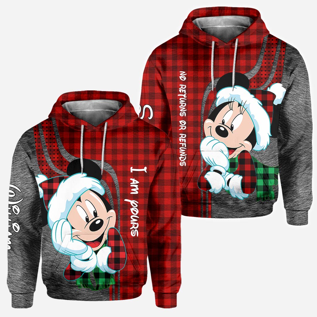 Personalized Christmas Couple Hoodies Custom Design Gift