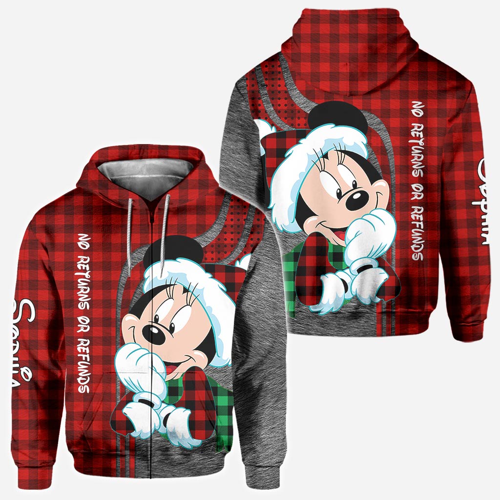 Personalized Christmas Couple Hoodies Custom Design Gift