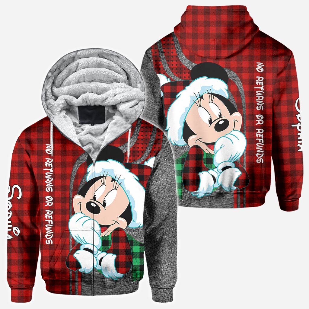 Personalized Christmas Couple Hoodies Custom Design Gift