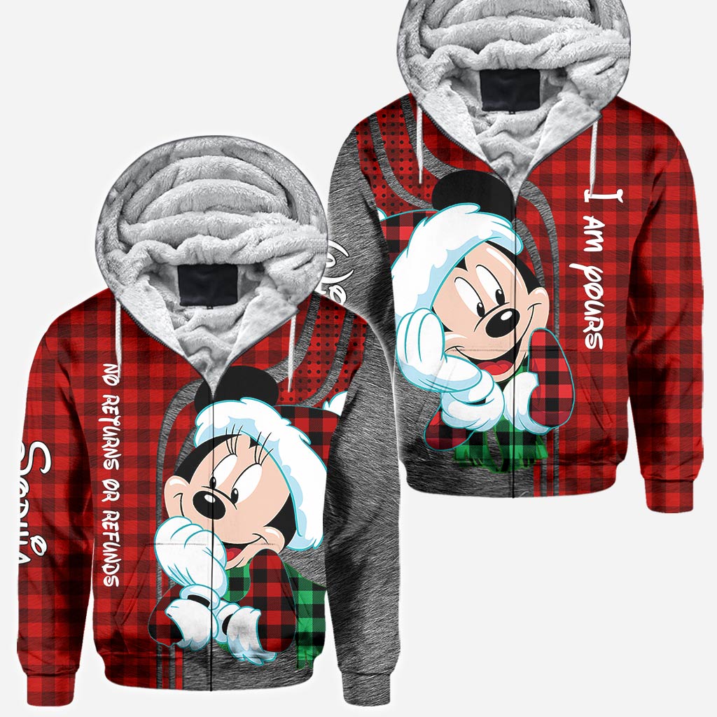 Personalized Christmas Couple Hoodies Custom Design Gift