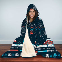 Load image into Gallery viewer, Personalized Hooded Blanket Merry Force Christmas Gift for Kids
