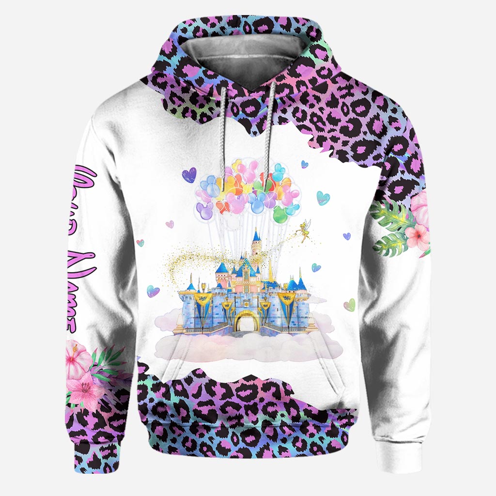 Personalized Mouse Castle Hoodie & Leggings Set Gift for Kids