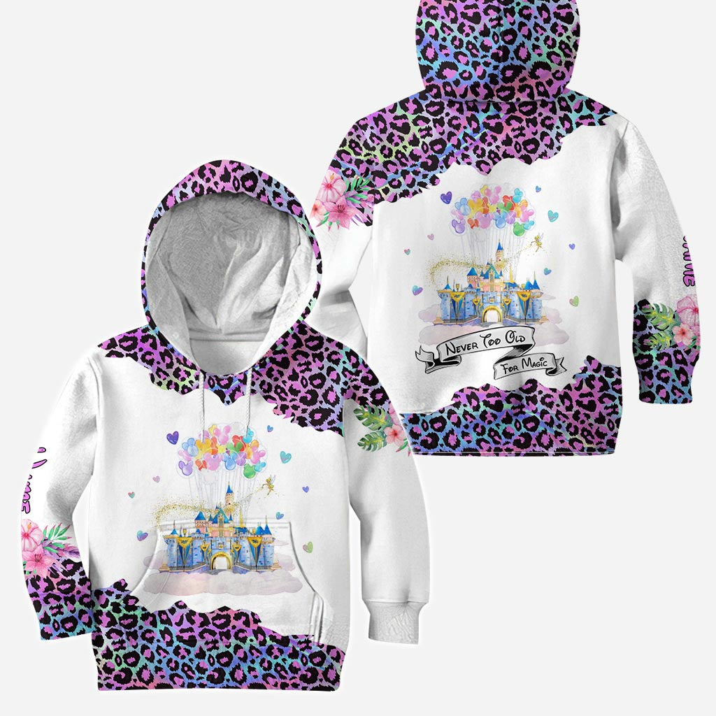 Personalized Mouse Castle Hoodie & Leggings Set Gift for Kids