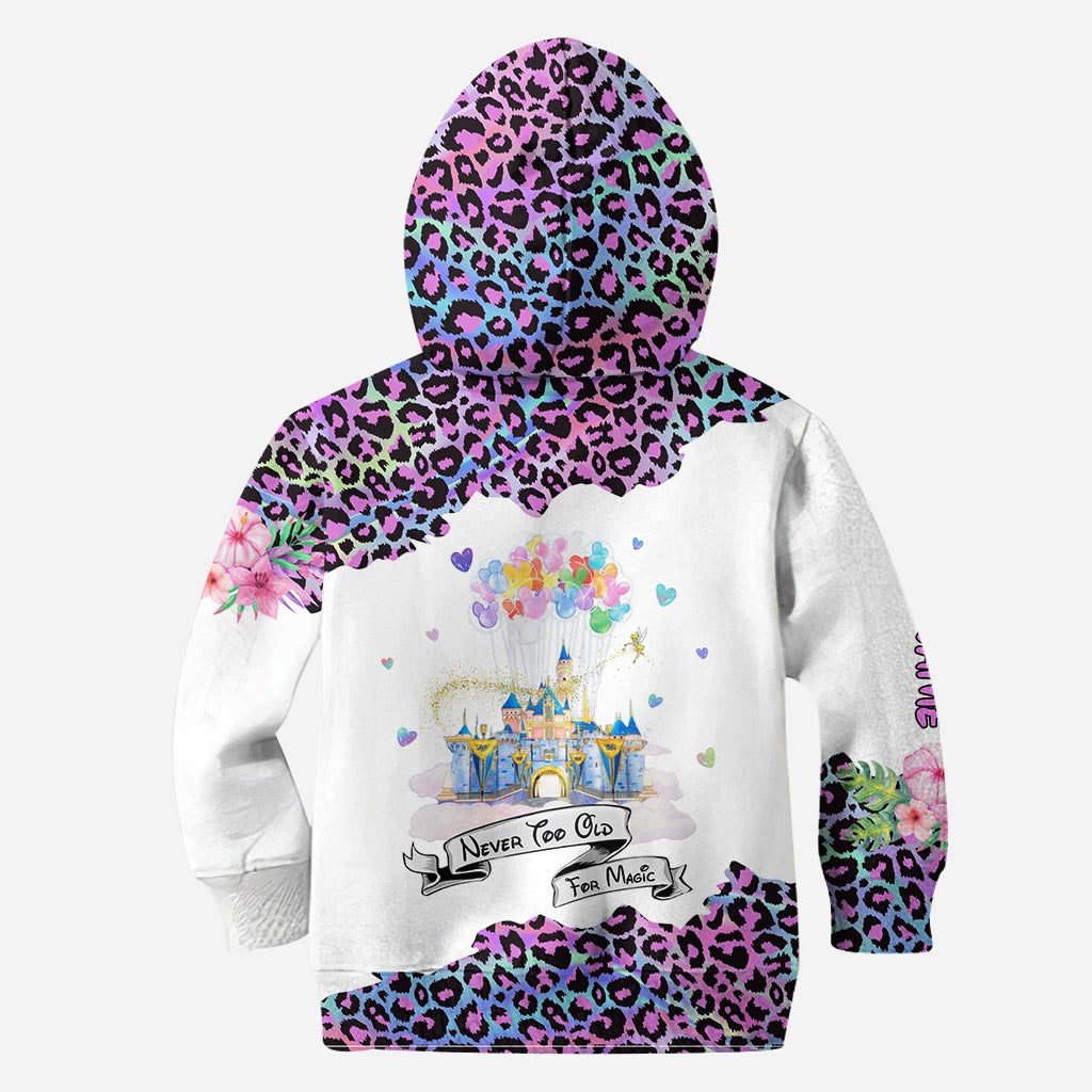 Personalized Mouse Castle Hoodie & Leggings Set Gift for Kids