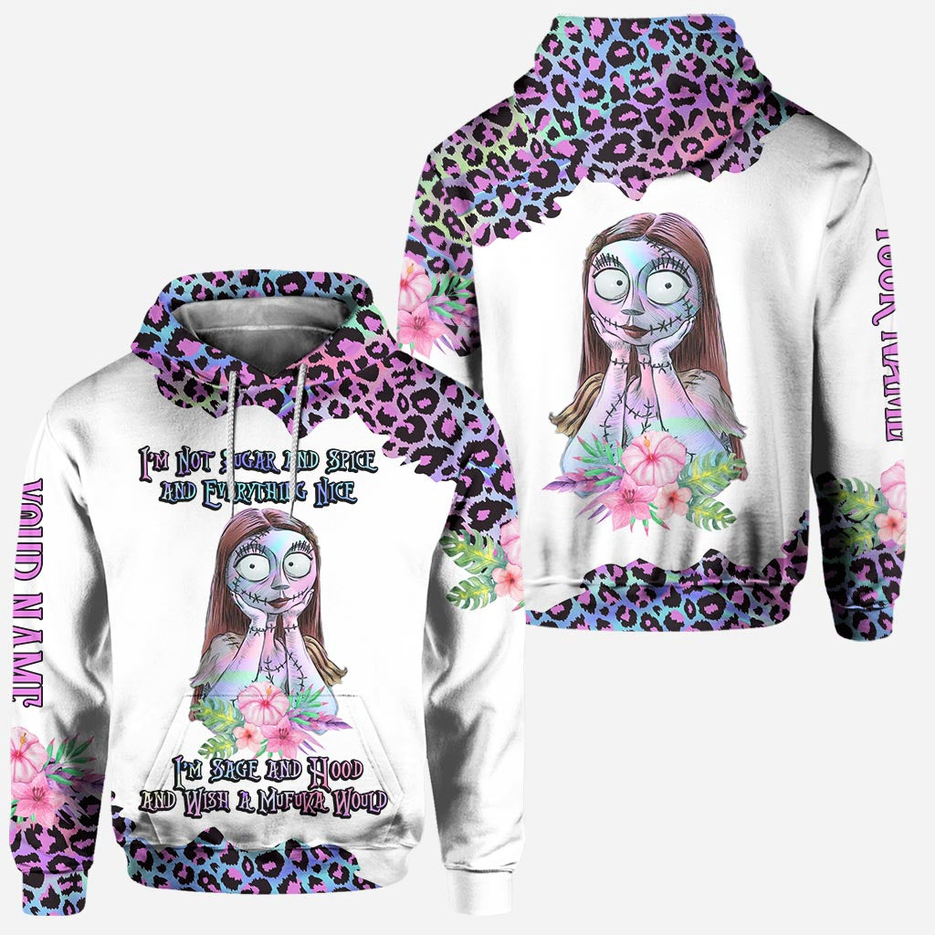 Personalized Nightmare Hoodie and Leggings Custom Name Gift
